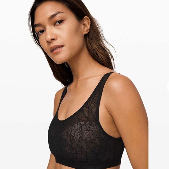 Lululemon Shadow Leaf Mesh Bra - Picture 1 of 3